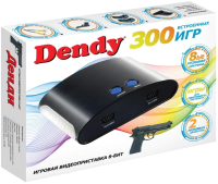 Игровая приставка Dendy 300 игр + световой пистолет - 
