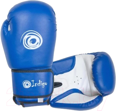 Боксерские перчатки Indigo PS-799 (12oz, синий)