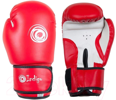 Боксерские перчатки Indigo PS-799 (8oz, красный)