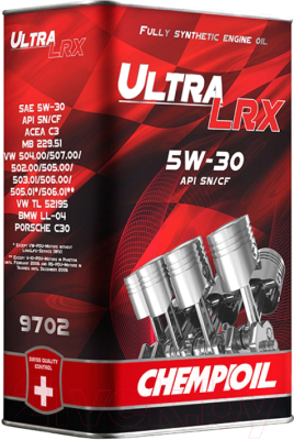 Моторное масло Chempioil Ultra LRX 5W30 SN/CF Metal / 56846 (4л)