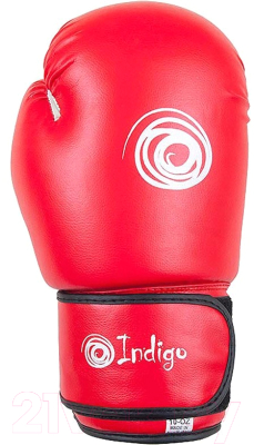 Боксерские перчатки Indigo PS- 799 (6oz ,красный)