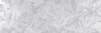 Декоративная плитка Meissen Боско Вертикале Цветы BVU093 (250x750, серый) - 