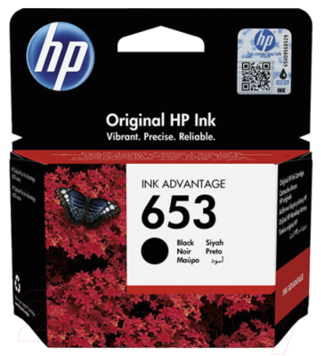 

Картридж HP, Черный, 653 Black (3YM75AE)