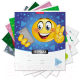 Миниатюра изображения товара Тетрадь Erich Krause Смайлики / 48831 (12л, линейка)