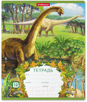 Тетрадь Erich Krause Эра динозавров / 48837 (12л, линейка)