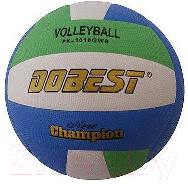 Мяч волейбольный Dobest 1010GWB (белый/голубой/зеленый)