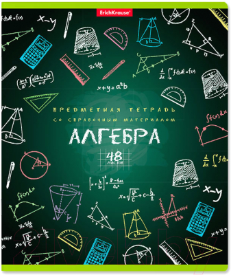 

Тетрадь предметная Erich Krause, К доске! Алгебра / 43586