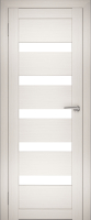 Дверь межкомнатная Юни Амати 03 60x200 (эшвайт/стекло белое) - 