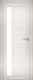 Дверь межкомнатная Юни Амати 04 70x200 (эшвайт/стекло белое) - 