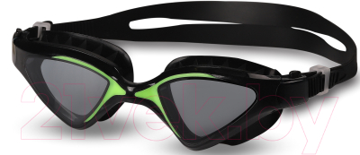 Очки для плавания Indigo Neon GS20-3 (черный/зеленый)