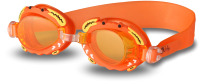 Очки для плавания Indigo Крабик 1771 G (оранжевый) - 
