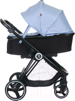 Детская универсальная коляска Babyzz В102 2 в 1 (голубой)