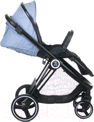 Детская универсальная коляска Babyzz В102 2 в 1 (голубой)