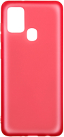 Чехол-накладка Volare Rosso Cordy для Galaxy A21s (красный) - 