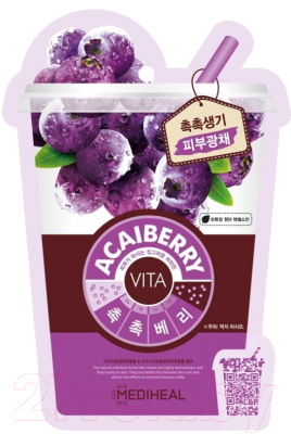 

Маска для лица тканевая Mediheal, Acaiberry Vita Mask