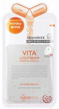

Маска для лица тканевая Mediheal, Vita Lightbeam Essential Mask EX