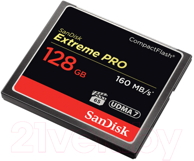 Карта памяти SanDisk Extreme Pro CompactFlash 128GB (SDCFXPS-128G-X46)