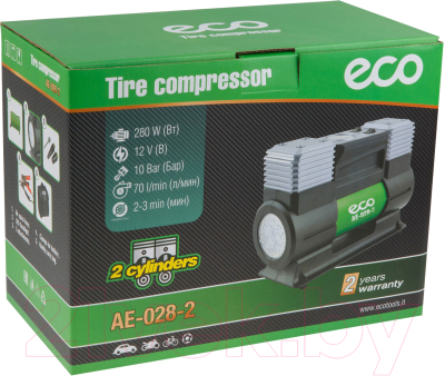 Автомобильный компрессор Eco AE-028-2
