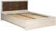 Двуспальная кровать Олмеко Соха 32.26-02 с откидным механизмом (бетон пайн белый) - 
