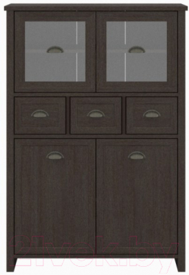 

Шкаф с витриной Gerbor, Гермес REG2D2W3S