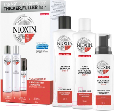 Набор косметики для волос Nioxin Система 4 шампунь 150мл+кондиционер 150мл+маска 40мл