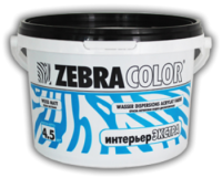 Краска Zebracolor Интерьер Экстра (1.5кг, белый) - 