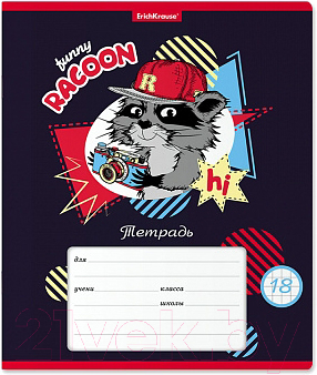 

Тетрадь Erich Krause, Funny Racoon / 49179