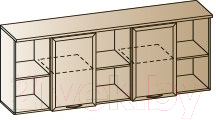Шкаф навесной Лером Карина АН-1001-ГС (гикори джексон светлый)
