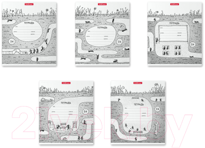 Изображение товара Тетрадь Erich Krause Муравьишки / 49221 (24л, клетка)