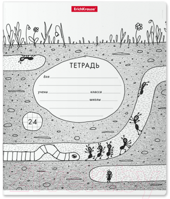 Изображение товара Тетрадь Erich Krause Муравьишки / 49221 (24л, клетка)
