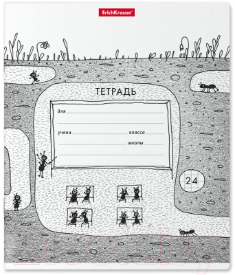 Изображение товара Тетрадь Erich Krause Муравьишки / 49221 (24л, клетка)