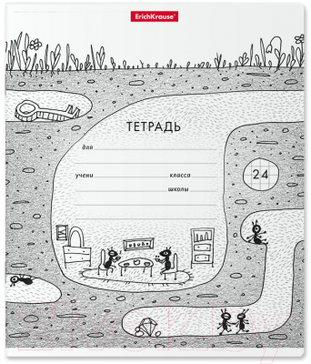 Изображение товара Тетрадь Erich Krause Муравьишки / 49221 (24л, клетка)