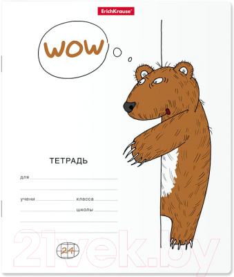 Изображение товара Тетрадь Erich Krause Из-за угла / 49223 (24л, клетка)