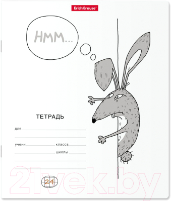 Изображение товара Тетрадь Erich Krause Из-за угла / 49223 (24л, клетка)