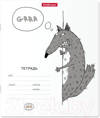 Изображение товара Тетрадь Erich Krause Из-за угла / 49223 (24л, клетка)