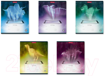 Изображение товара Тетрадь Erich Krause Digital Dino / 49227 (24л, клетка)