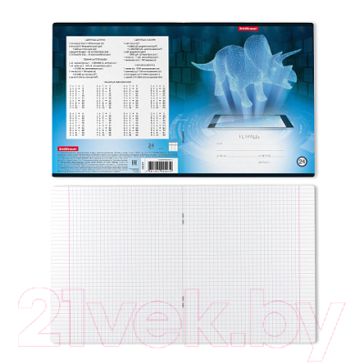 Изображение товара Тетрадь Erich Krause Digital Dino / 49227 (24л, клетка)