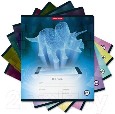 Изображение товара Тетрадь Erich Krause Digital Dino / 49227 (24л, клетка)