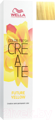 

Крем-краска для волос Wella Professionals, Желтый, Color Fresh Create Оттеночная Future Yellow