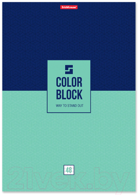 Тетрадь Erich Krause Color Block / 48880 (48л, клетка)