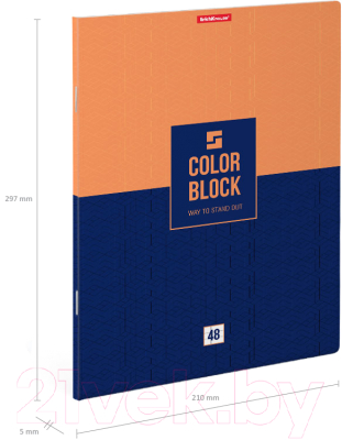 Тетрадь Erich Krause Color Block / 48882 (96л, клетка)