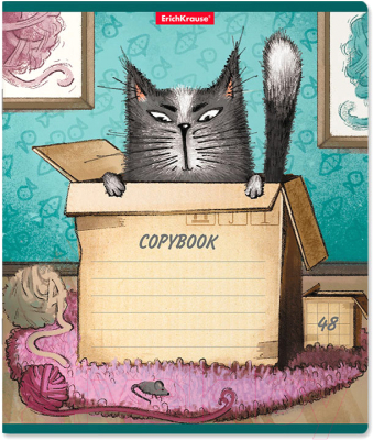 Erich Krause Cat & Box / 47547 (48л, клетка) Тетрадь купить в Минске ...