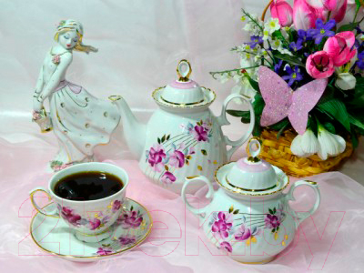 

Набор для чая/кофе Добруш, Мария Цветы сакуры / 6С2175Ф34