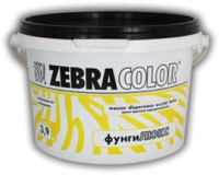 Краска Zebracolor Фунгилюкс (1.3кг, белый) - 