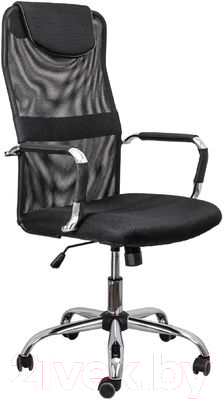 Кресло офисное Седия Germes (ткань/сетка, черный)
