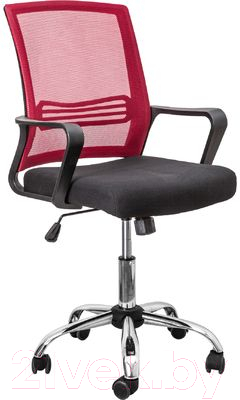 Кресло офисное Седия Oliver (красный/черный)