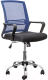 Кресло офисное Седия Oliver (синий/черный) - 
