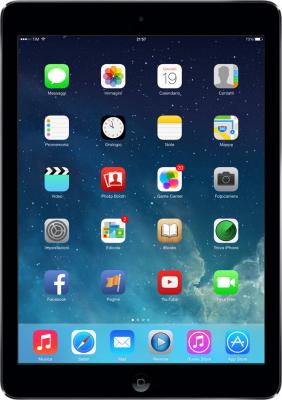 Планшет Apple iPad Air 16GB 4G Space Gray (MD791TU/A) - фронтальный вид