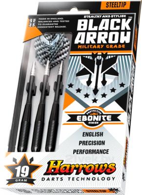 Набор дротиков для дартса Harrows Black Arrow 3x24gR - аналог 3x19g