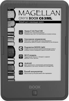 Электронная книга Onyx BOOX C63ML MAGELLAN (Gray) - фронтальный вид